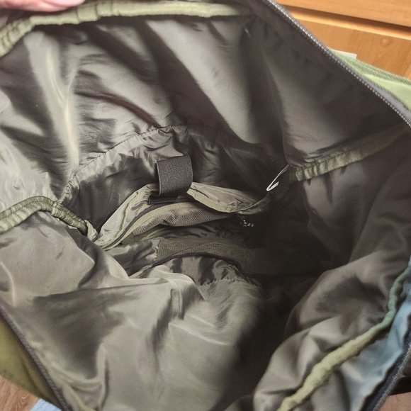 The Only Backpack by Fabletics Dark Khaki Green Laptop Sleeve & Tons of Pockets - Picture 11 of 14